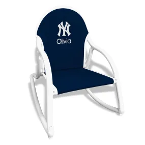 Personalized New York Yankees Rocking Chair