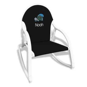 Personalized Tulane Green Wave Rocking Chair