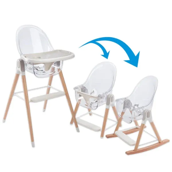 Primo Vista 3-in-1 High Chair, Toddler Chair, and Rocker