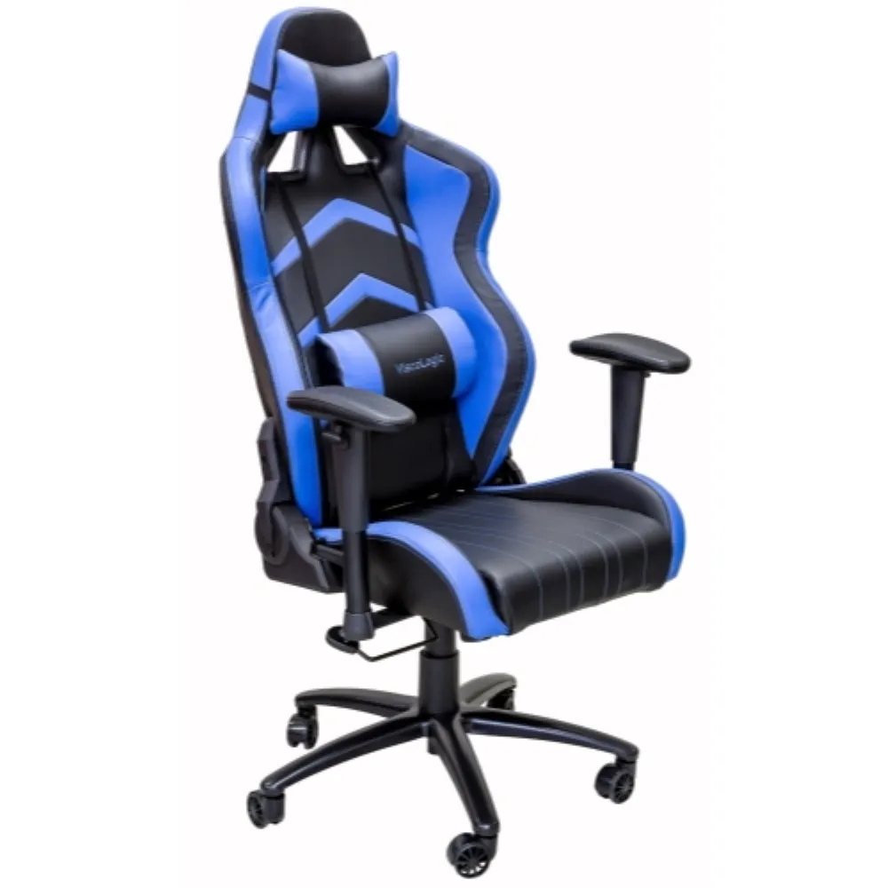 PRO-X SERIES/ 7608 GAMING CHAIR (BLUE & BLACK)