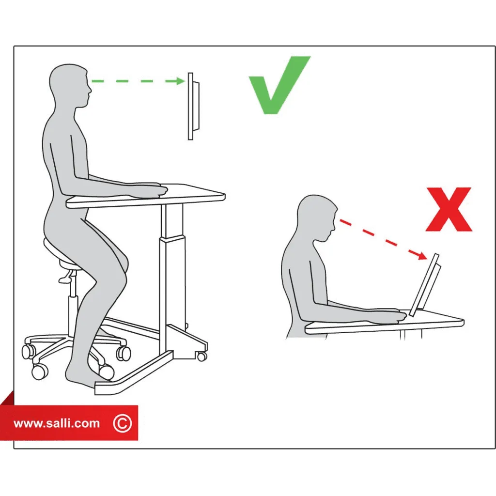 Salli Slim Basic Ergonomic Chair for Kids and Petite Women