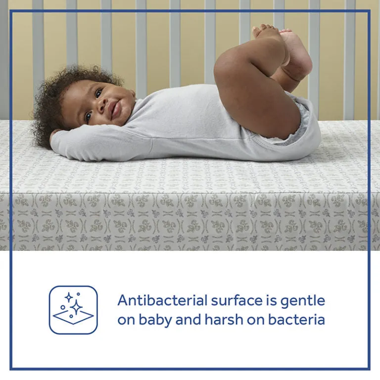 Sealy Butterfly 2-Stage Antibacterial Ultra Firm Crib and Toddler Mattress