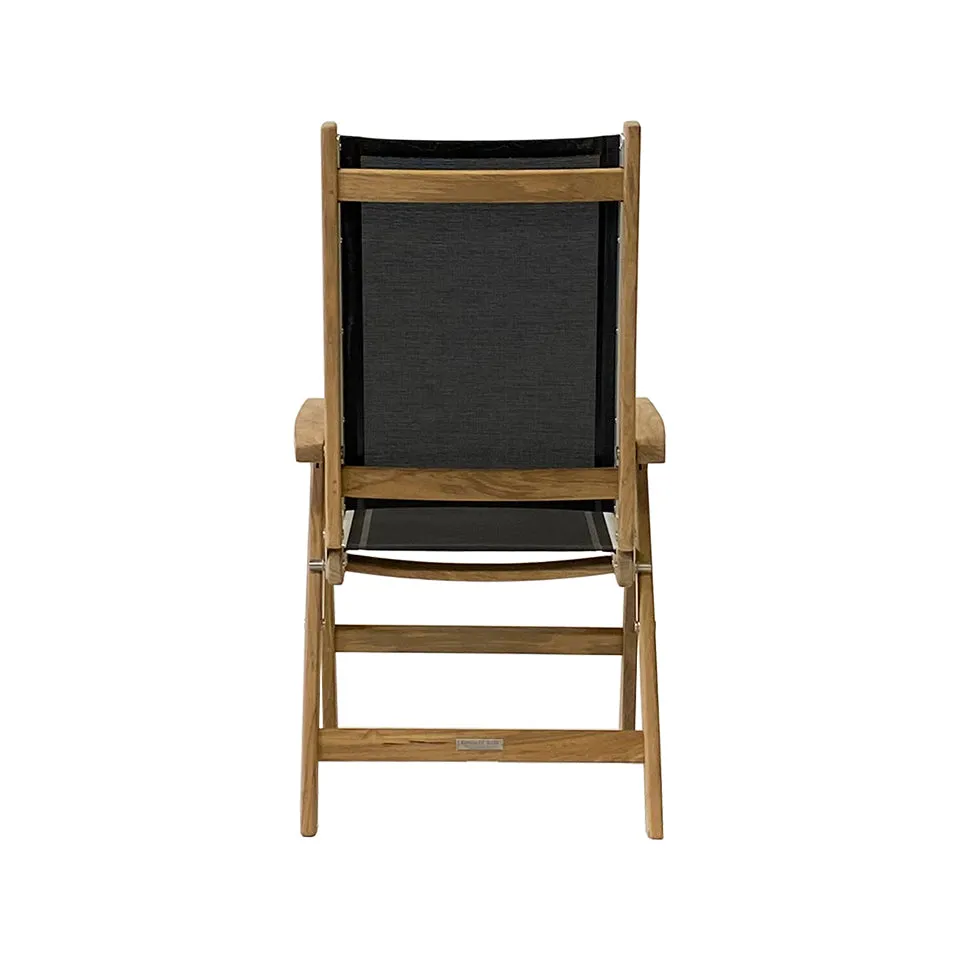 ST. TROPEZ ADJUSTABLE CHAIR, BLACK