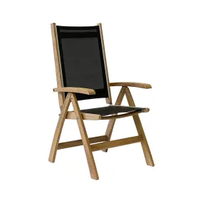 ST. TROPEZ ADJUSTABLE CHAIR, BLACK