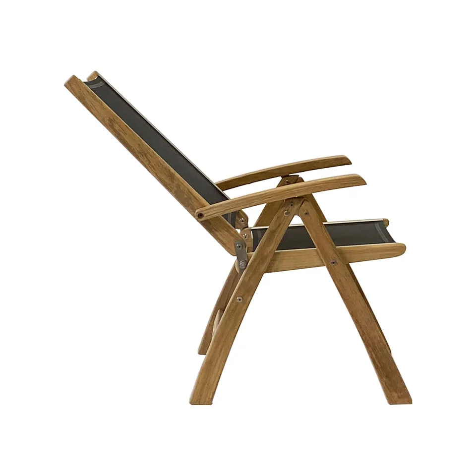 ST. TROPEZ ADJUSTABLE CHAIR, BLACK