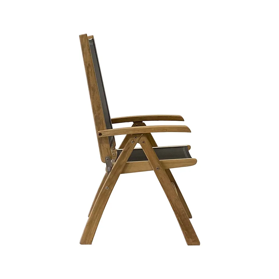 ST. TROPEZ ADJUSTABLE CHAIR, BLACK