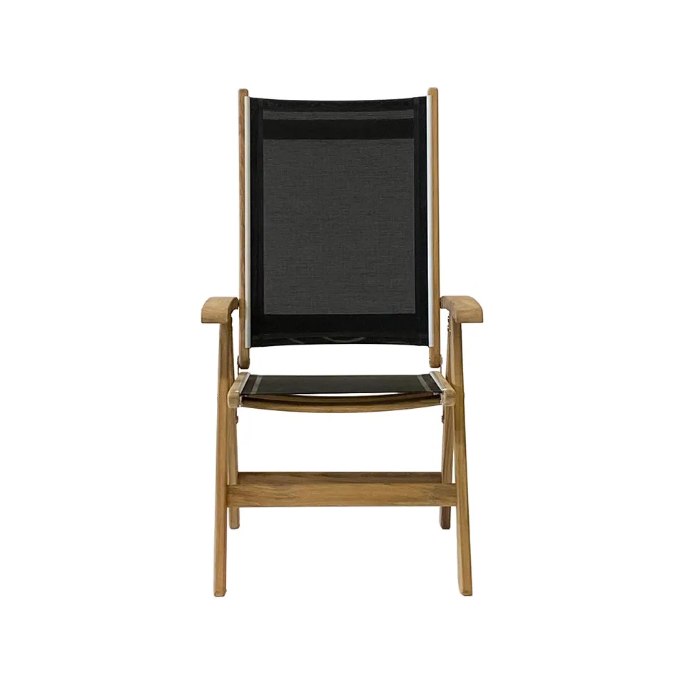 ST. TROPEZ ADJUSTABLE CHAIR, BLACK