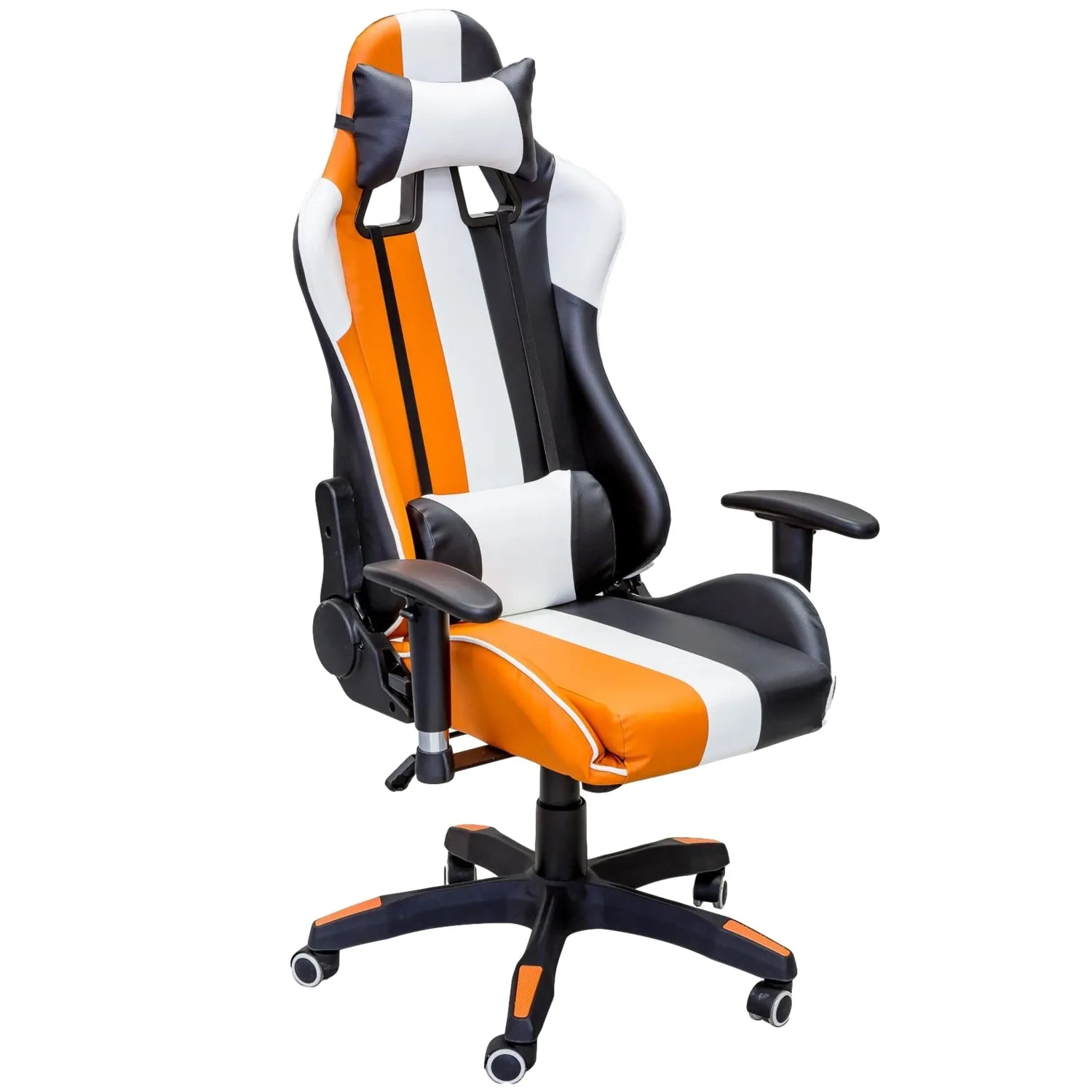 TITAN-X SERIES/ 306 GAMING CHAIR (BLACK-ORANGE-WHITE)