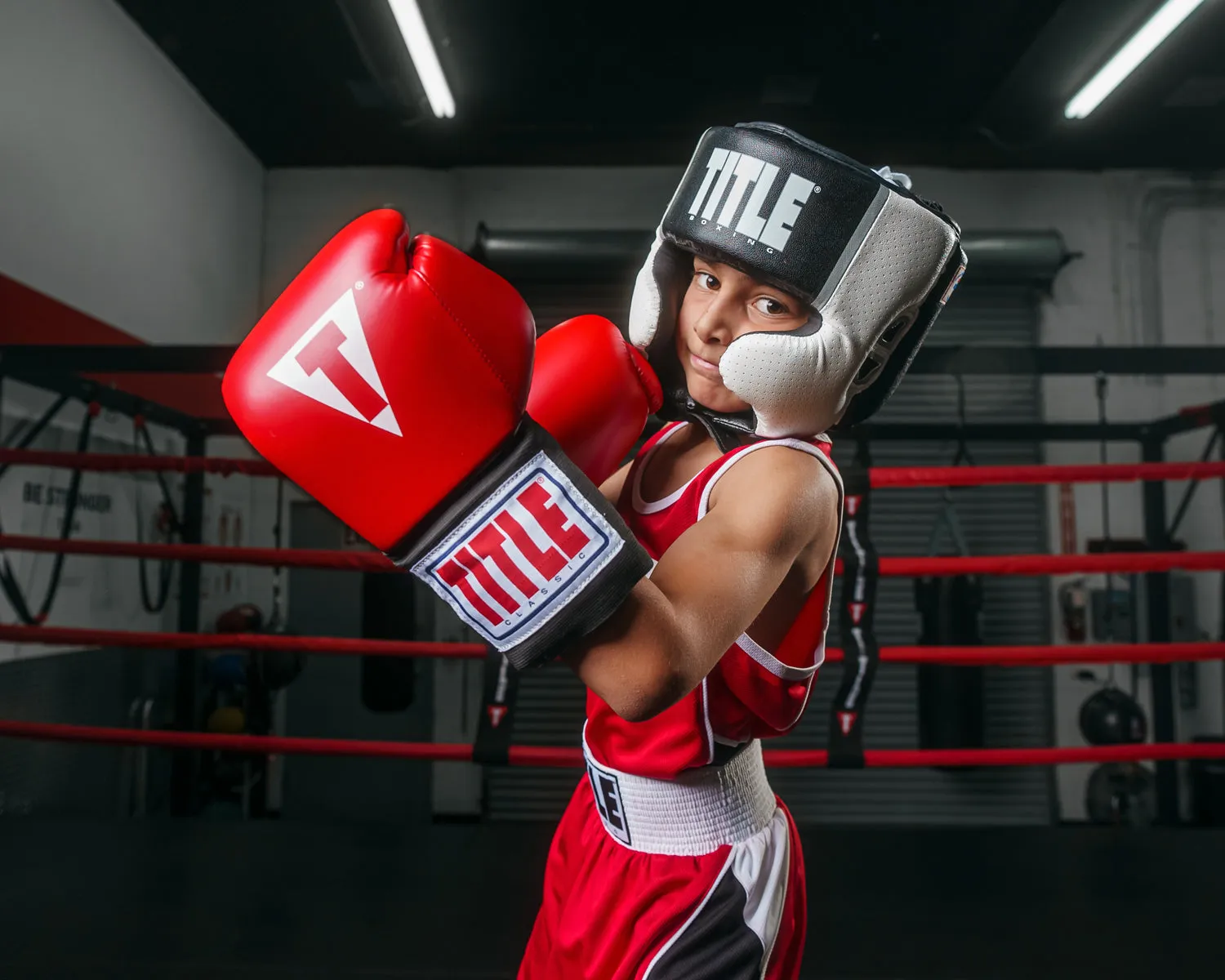 TITLE Boxing Aerovent Elite USA Boxing Competition Headgear – Open Face