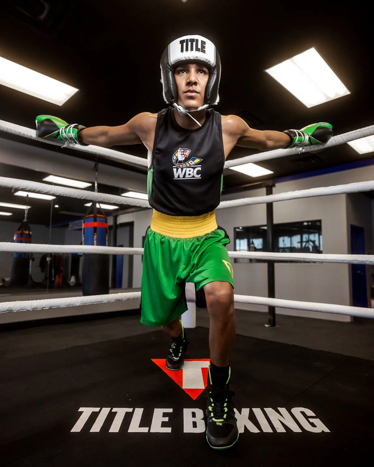 TITLE Boxing Aerovent Elite USA Boxing Competition Headgear – Open Face