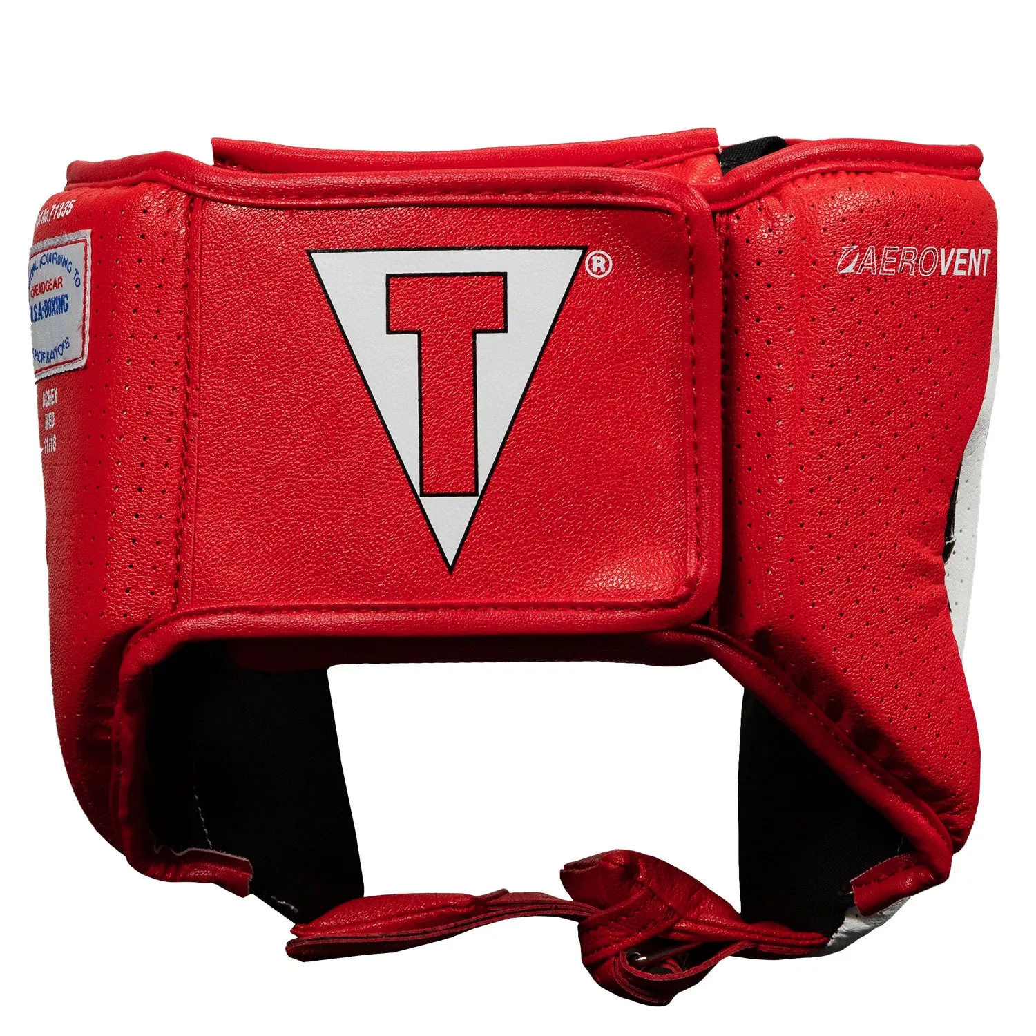 TITLE Boxing Aerovent Elite USA Boxing Competition Headgear – Open Face