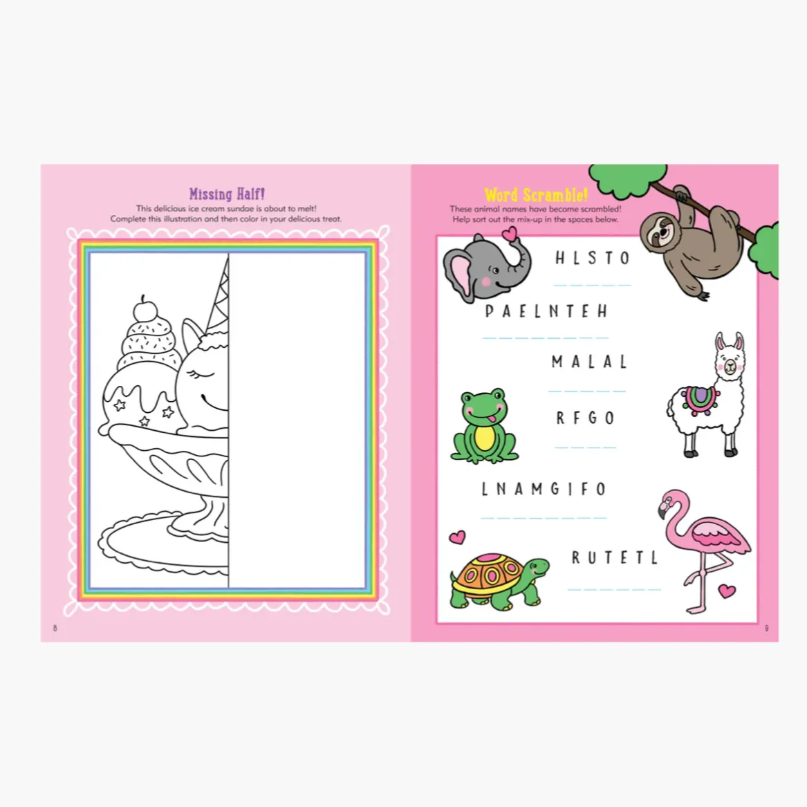 Unicorn Activity Book