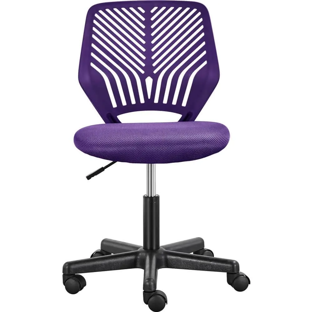 Yaheetech Armless Teens Desk Chair