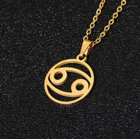 Zodiac Sign Pendant - Cancer